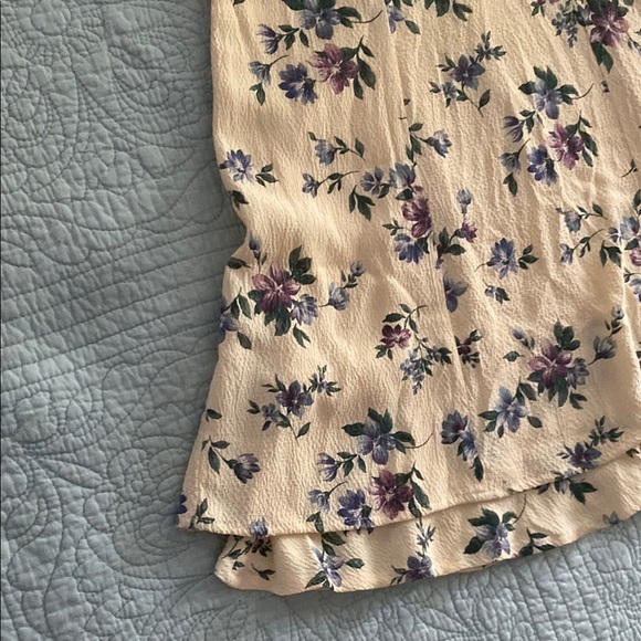 Vintage Floral Mini Dress in Butter Yellow - Picture 3 of 5